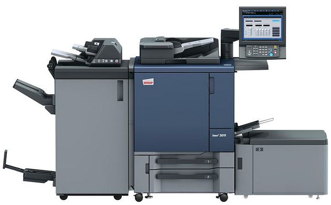 Kolorowe urządzenie produkcyjne DEVELOP ineo+ 2070, wydajne drukowanie kopiowanie i skanowanie